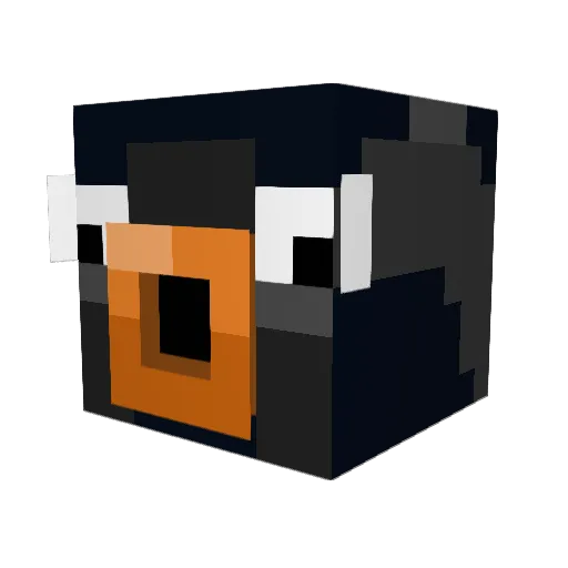 JeOmaNeef Minecraft avatar head, 3D render