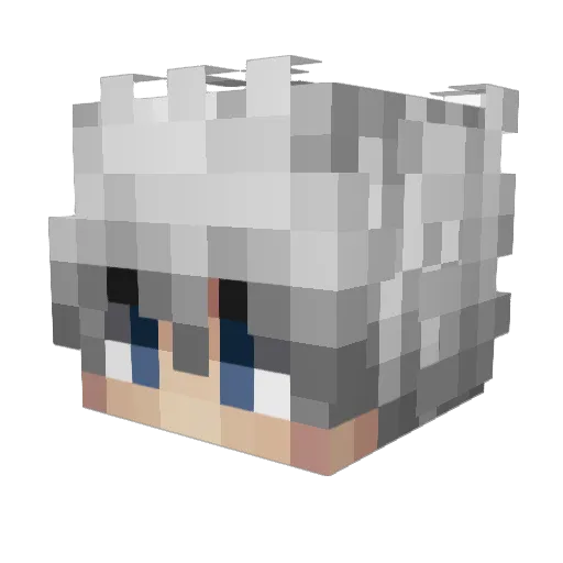 JeSpoilZ Minecraft avatar head, 3D render