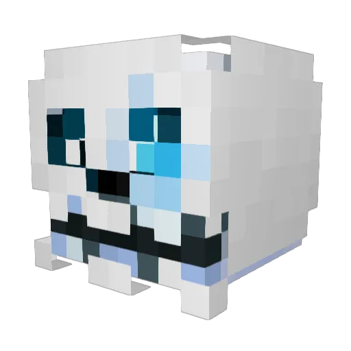 JeSuis2001 Minecraft avatar head, 3D render
