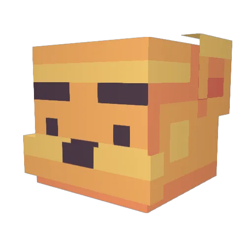 JeaJJangg Minecraft avatar head, 3D render