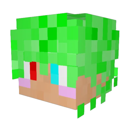 Jea_Roon Minecraft avatar head, 3D render