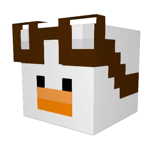 Jeaaaaaaaaaanne Minecraft avatar head, 3D render