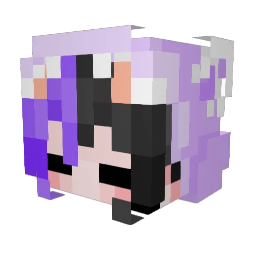Jeaco_ Minecraft avatar head, 3D render