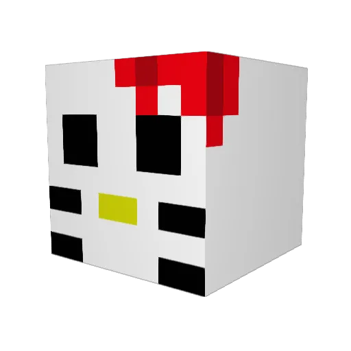 Jead20 Minecraft avatar head, 3D render