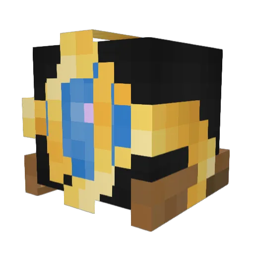 Jeaeol Minecraft avatar head, 3D render