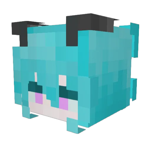 Jeager142 Minecraft avatar head, 3D render