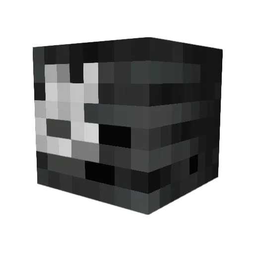 JealousPsycho Minecraft avatar head, 3D render