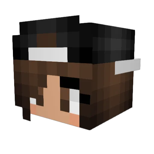 JeanKadir Minecraft avatar head, 3D render