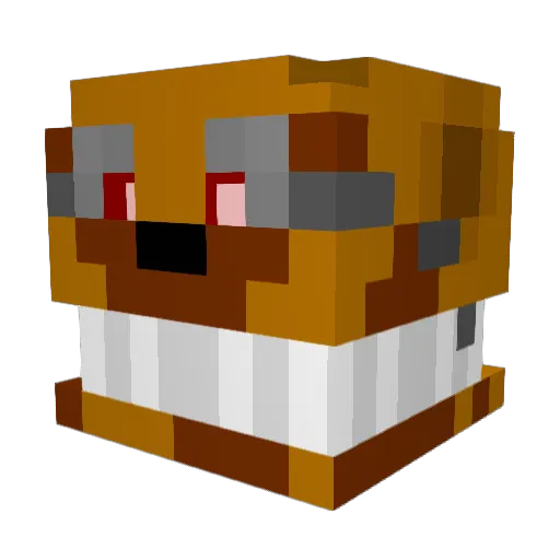 JeanKevin2008 Minecraft avatar head, 3D render