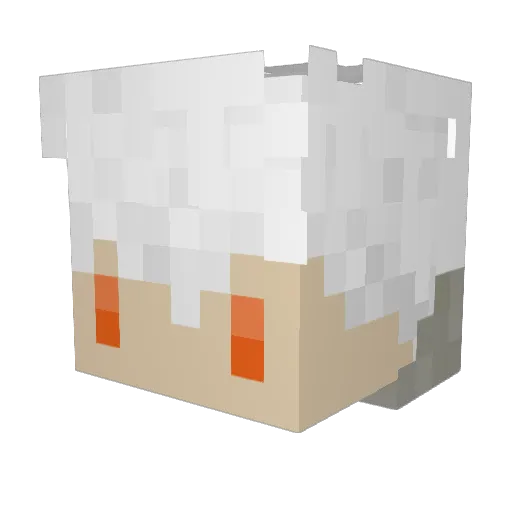 JeanLO Minecraft avatar head, 3D render