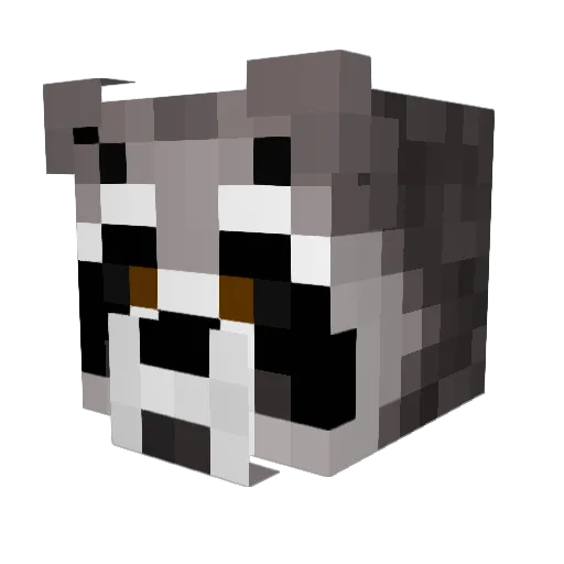 JeanPaulDY Minecraft avatar head, 3D render