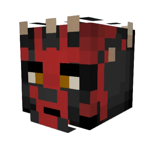 JeanPierre22 Minecraft avatar head, 3D render