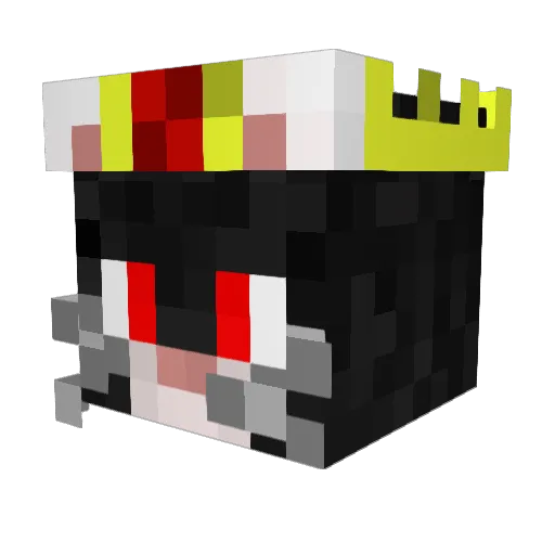 Jeanbidouille Minecraft avatar head, 3D render