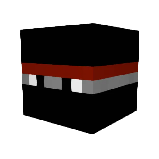 Jeanleking Minecraft avatar head, 3D render