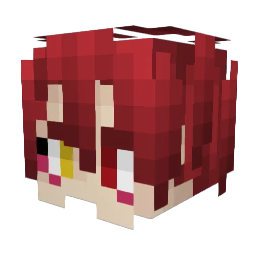 JeanneDArcPvP Minecraft avatar head, 3D render