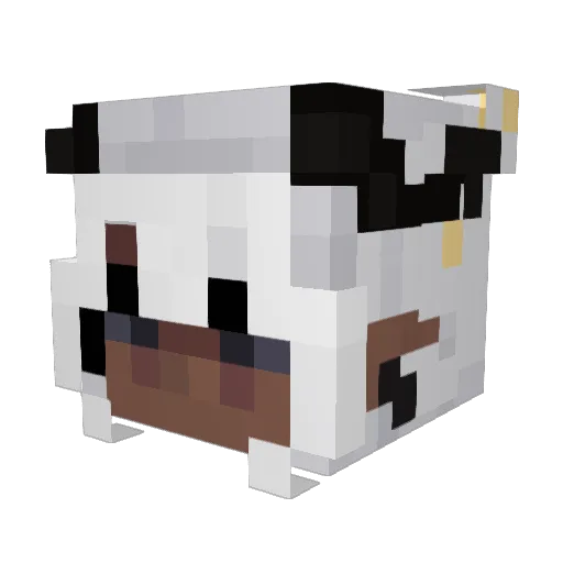 Jeanns Minecraft avatar head, 3D render