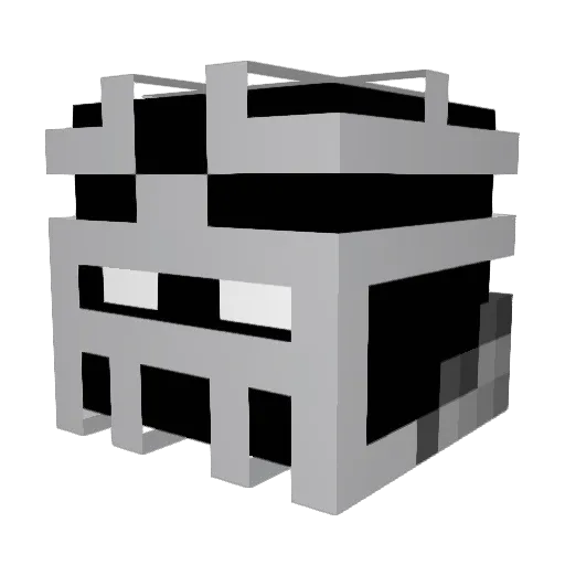 JeanraX Minecraft avatar head, 3D render