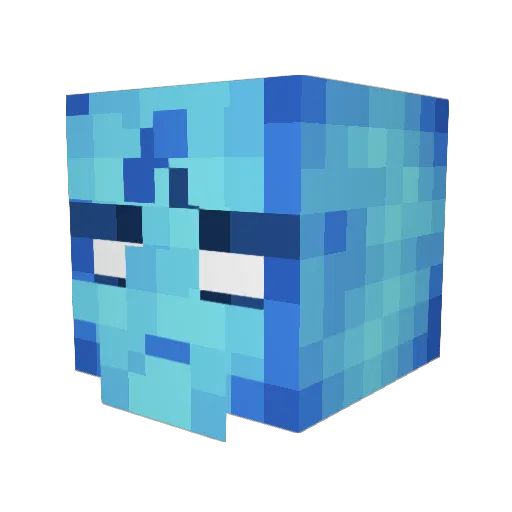 Jeans_the_Cat Minecraft avatar head, 3D render