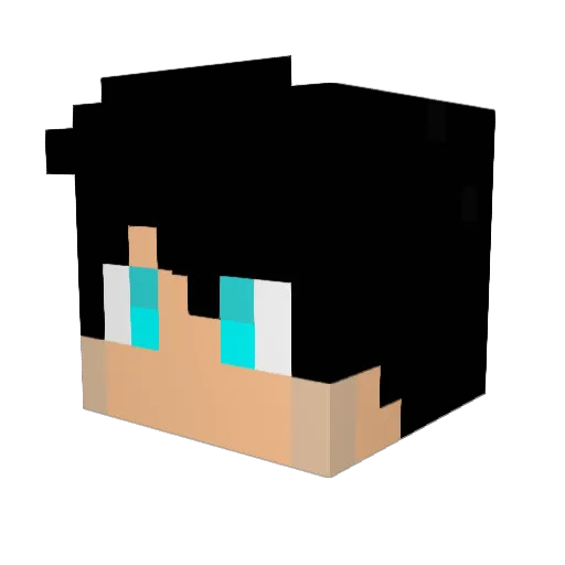 JeanziTo00 Minecraft avatar head, 3D render