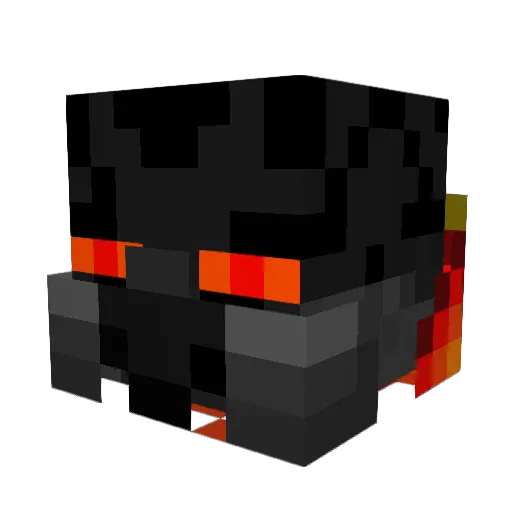 Jebdexe Minecraft avatar head, 3D render