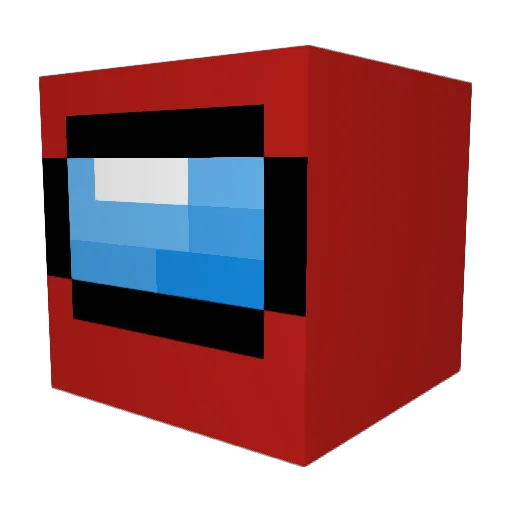 JebediahM Minecraft avatar head, 3D render