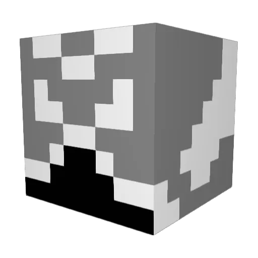 Jebeninja Minecraft avatar head, 3D render