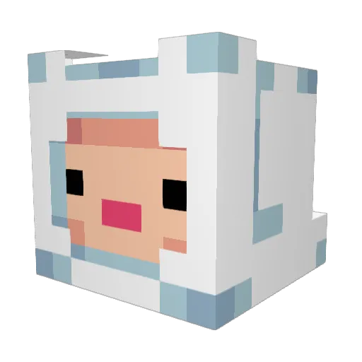 Jebus_419 Minecraft avatar head, 3D render