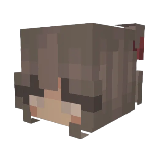 Jeckstek Minecraft avatar head, 3D render