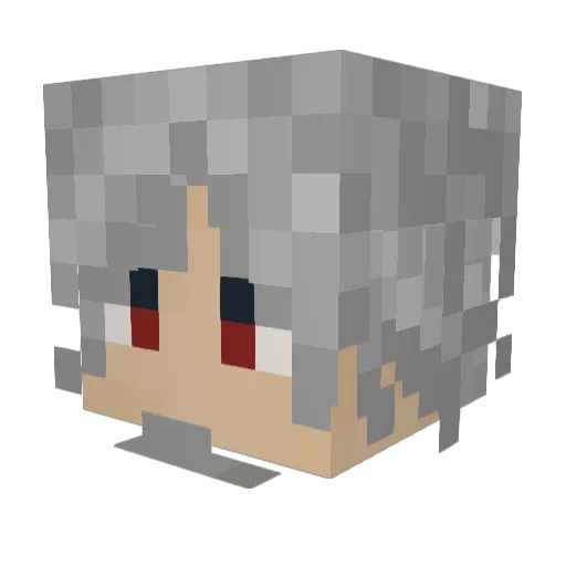 Jed0730 Minecraft avatar head, 3D render