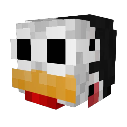 JedBorseth Minecraft avatar head, 3D render