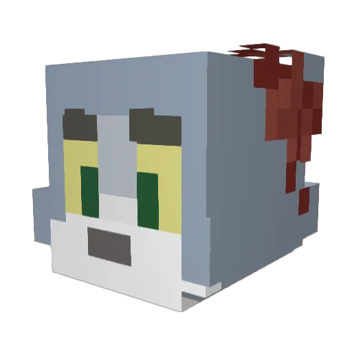 Jed_Ho Minecraft avatar head, 3D render
