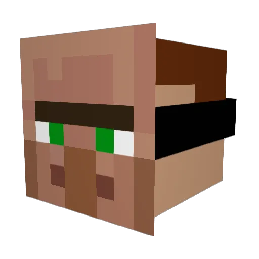 Jeddai21 Minecraft avatar head, 3D render