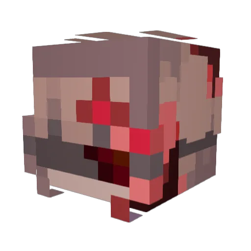 JediCupcake_14 Minecraft avatar head, 3D render