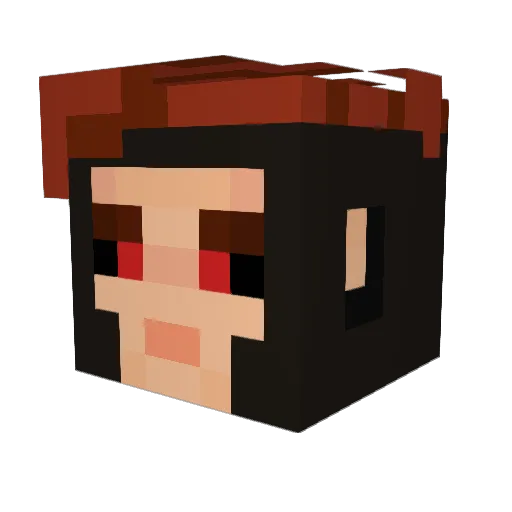 JediMaster43 Minecraft avatar head, 3D render