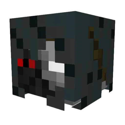JediModerne Minecraft avatar head, 3D render