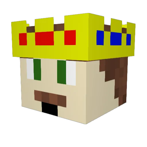 JediRohan08 Minecraft avatar head, 3D render