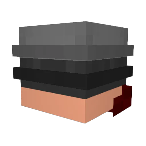Jedi_Ezra Minecraft avatar head, 3D render