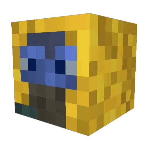 Jedinight21 Minecraft avatar head, 3D render