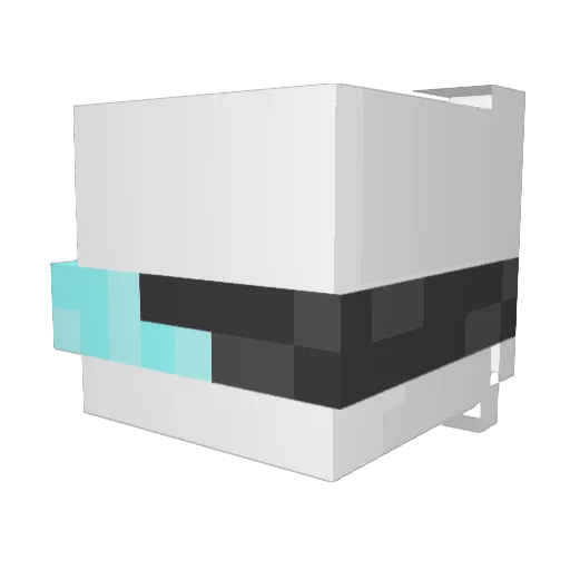 Jedrien Minecraft avatar head, 3D render