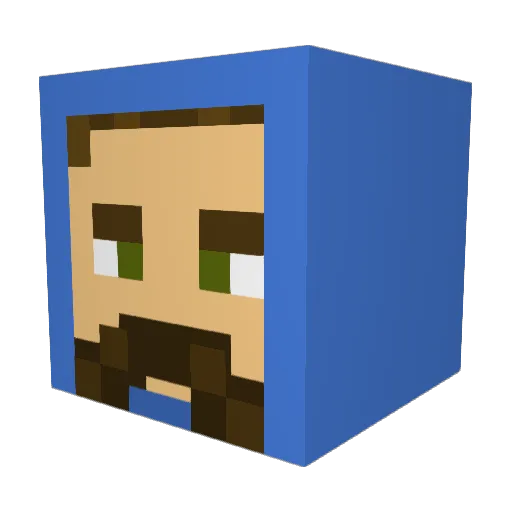 Jeef___ Minecraft avatar head, 3D render