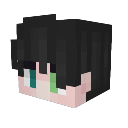 Jeeperss_ Minecraft avatar head, 3D render