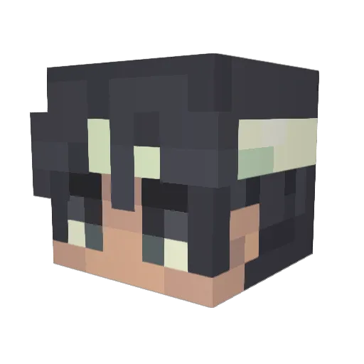 Jeer_123 Minecraft avatar head, 3D render