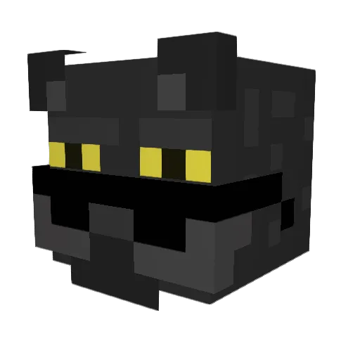 Jeeringa Minecraft avatar head, 3D render