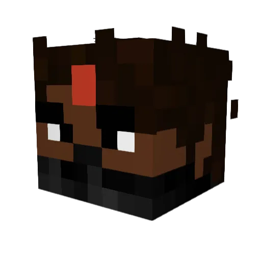 Jeettherippa Minecraft avatar head, 3D render