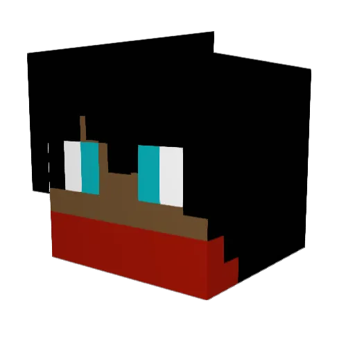 Jeetz_YT Minecraft avatar head, 3D render