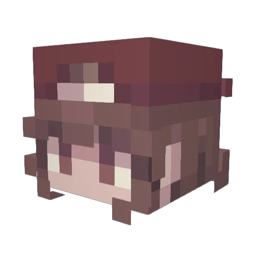 Jeevee535 Minecraft avatar head, 3D render