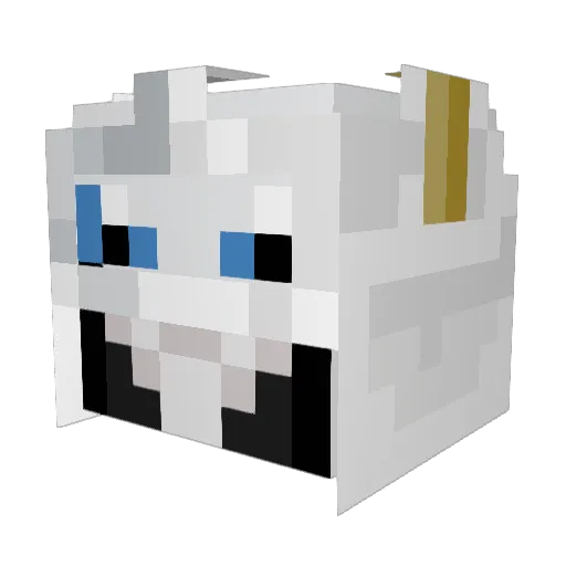 Jefder Minecraft avatar head, 3D render