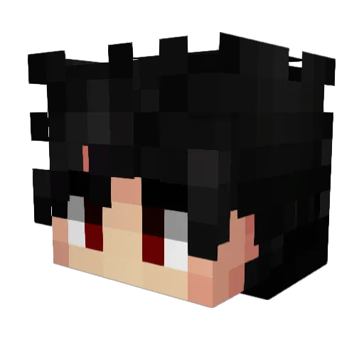 Jeff00083 Minecraft avatar head, 3D render