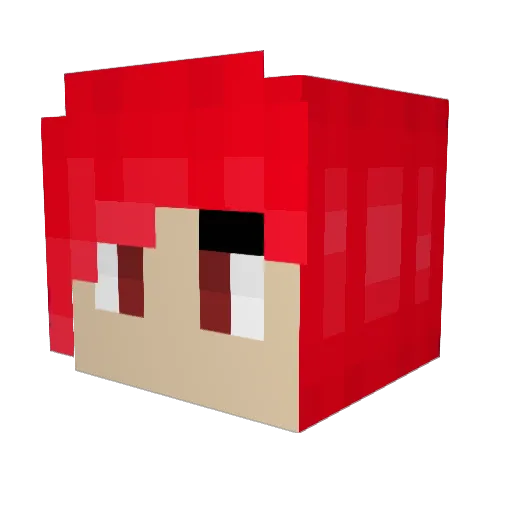 Jeff0795 Minecraft avatar head, 3D render