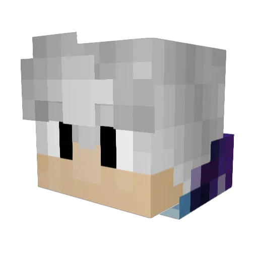 JeffBro101 Minecraft avatar head, 3D render
